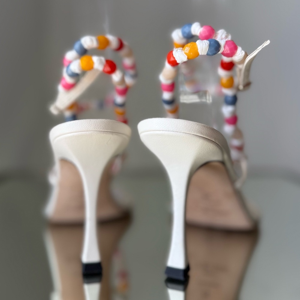JIMMY CHOO Amiral 90 embellished leather sandals $1,175 39 - Picture 9 of 16